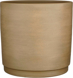 Mica Decorations Plantenpot - terracotta - taupe/beige mat - D36/H35 cm