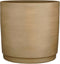 Mica Decorations Plantenpot - terracotta - taupe/beige mat - D36/H35 cm