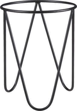 Mica Decorations Plantenstandaard - H39 x Ø30 cm - Metaal - Zwart