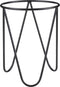 Mica Decorations Plantenstandaard - H39 x Ø30 cm - Metaal - Zwart