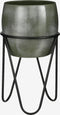 Mica Decorations Plantenstandaard - H39 x Ø30 cm - Metaal - Zwart