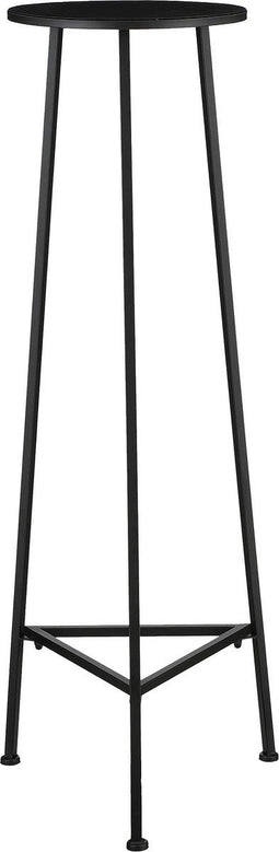 Mica Decorations Plantentafel - H120 x Ø35 cm - Metaal - Zwart