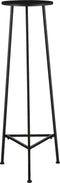 Mica Decorations Plantentafel - H120 x Ø35 cm - Metaal - Zwart