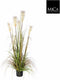 Mica Decorations Pluimgras Foxtail Kunstplant - H150 x Ø70 cm - Groen