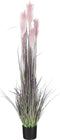 Mica Decorations Pluimgras Kunstplant - H150 cm - Paars