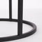 Mica Decorations Quinty Bijzettafel - Set van 3 - H50 x Ø32 cm - Metaal - Zwart