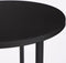 Mica Decorations Quinty Bijzettafel - Set van 3 - H70 x Ø32 cm - Metaal - Zwart