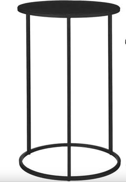 Mica Decorations - Quinty bijzettafel zwart - l30xb30xh50cm