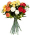 Mica Decorations Ranonkels Kunstbloemen Boeket - H35 x Ø26 cm - Oranje