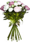 Mica Decorations Ranonkels Kunstbloemen Boeket - H35 x Ø26 cm - Roze