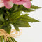 Mica Decorations Ranonkels Kunstbloemen Boeket - H35 x Ø26 cm - Roze
