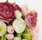 Mica Decorations Ranonkels Kunstbloemen Boeket - H35 x Ø26 cm - Roze
