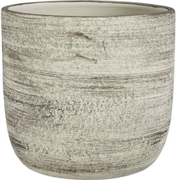 Mica Decorations Ravenna Bloempot - 34x34x31 cm - Lichtgrijs