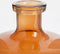 Mica Decorations Regal Fles Vaas - H22 x Ø20 cm - Glas - Bruin