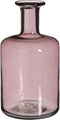 Mica Decorations Regal Fles Vaas - H30 x Ø16 cm - Glas - Roze