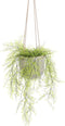 Mica Decorations resa ronde hangende bloempot lichtgrijs - 17x18