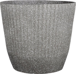 Mica Decorations Rio Bloempot voor buiten - H40,5 x Ø45 cm - Grijs