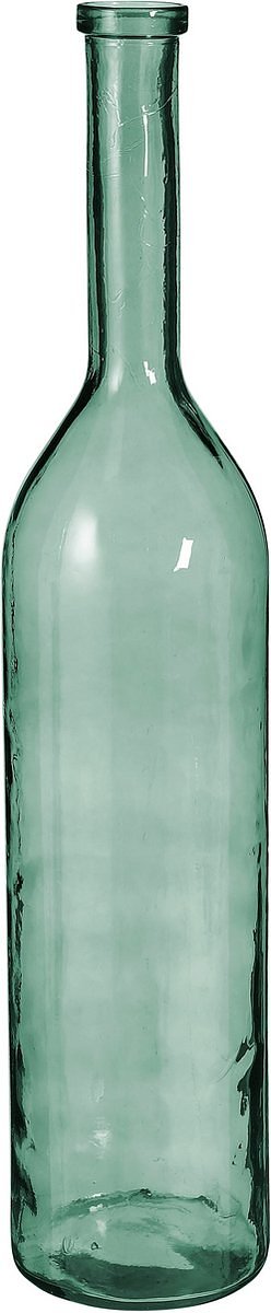 Mica Decorations Rioja Fles Vaas - H100 x Ø21 cm - Gerecycled Glas - Groen