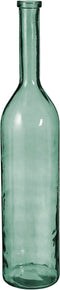 Mica Decorations Rioja Fles Vaas - H100 x Ø21 cm - Gerecycled Glas - Groen