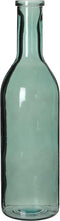 Mica Decorations Rioja Fles Vaas - H50 x Ø15 cm - Gerecycled Glas - Groen