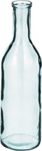 Mica Decorations Rioja Fles Vaas - H50 x Ø15 cm - Gerecycled Glas - Transparant