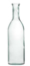 Mica Decorations Rioja Fles Vaas - H50 x Ø15 cm - Gerecycled Glas - Transparant