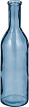 Mica Decorations Rioja Fles Vaas - H50 x Ø15 cm - Gerecycled Glas - Lichtblauw