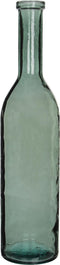 Mica Decorations Rioja Fles Vaas - H75 x Ø18 cm - Gerecycled Glas - Groen