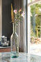 Mica Decorations Rioja Fles Vaas - H75 x Ø18 cm - Gerecycled Glas - Donkergrijs