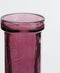 Mica Decorations Rioja Fles Vaas - H75 x Ø18 cm - Gerecycled Glas - Bordeaux