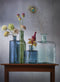 Mica Decorations Rioja Fles Vaas - H75 x Ø18 cm - Gerecycled Glas - Groen