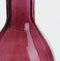 Mica Decorations Rioja Fles Vaas - H75 x Ø18 cm - Gerecycled Glas - Bordeaux