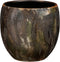 Mica Decorations Roel Bloempot - 20x20x20 cm - Donkergroen