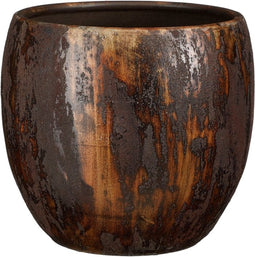 Mica Decorations Roel Bloempot - 24x24x24 cm - Terracotta - Roest