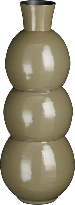 Mica Decorations Roka Vaas - 18x18x48 cm - Ijzer - Groen