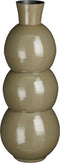 Mica Decorations Roka Vaas - 18x18x48 cm - Ijzer - Groen