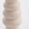 Mica Decorations Rollo Candlestick - H18,5 x Ø6 cm - Aluminium - Off White