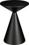 Mica Decorations Royale Bijzettafel - H55 x Ø40 cm - Metaal - Zwart
