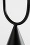 Mica Decorations Ruben Plantentafel - H60 x Ø24 cm - Metaal - Zwart