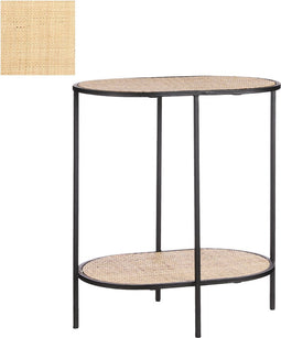 Mica Decorations Salto Bijzettafel - 45x30x51 cm - Ijzer - Bruin