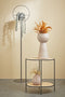 Mica Decorations Salto Bijzettafel - 45x30x51 cm - Ijzer - Bruin