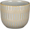 Mica decorations - Sara pot rond grijs glaze h6xd7,5cm