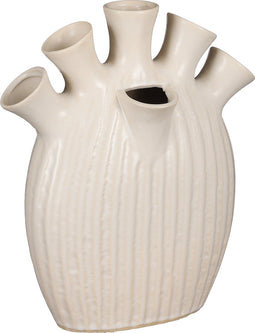 Mica Decorations Saul Tulpenvaas - L26 x B14 x H30,5 cm - Creme