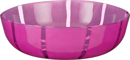 Mica Decorations Schaal Montello - 30x30x8.5 cm - Glas - Roze