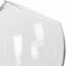 Mica Decorations schuine bloemvaas/sierschaal - transparant gerecycled glas - 28 x 32 cm