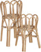 Mica Decorations Sherbrooke Plantenstandaard - H64 x Ø42 cm - Rotan - Bruin - Set van 2