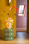 Mica Decorations Skipper Bijzettafel - H40 x Ø35 cm - Keramiek - Groen