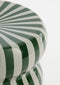 Mica Decorations Skipper Bijzettafel - H40 x Ø35 cm - Keramiek - Groen