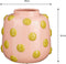 Mica Decorations Smiley Vaas - H28 x Ø29 cm - Keramiek - Lichtroze, Oker