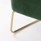 Mica Decorations Suzet Fauteuil - L78 x B65 x H80 cm - Velours - Donkergroen